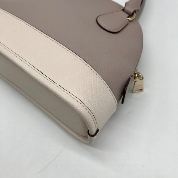 Coach Birch And Chalk Crossgrain Leather Mini Cora Domed Satchel bag - Picture 8 of 11